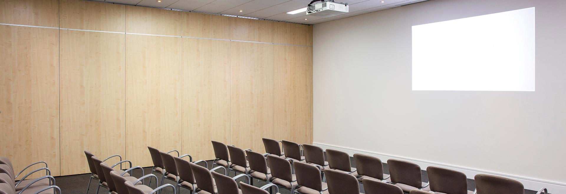Water room with boardroom set up
