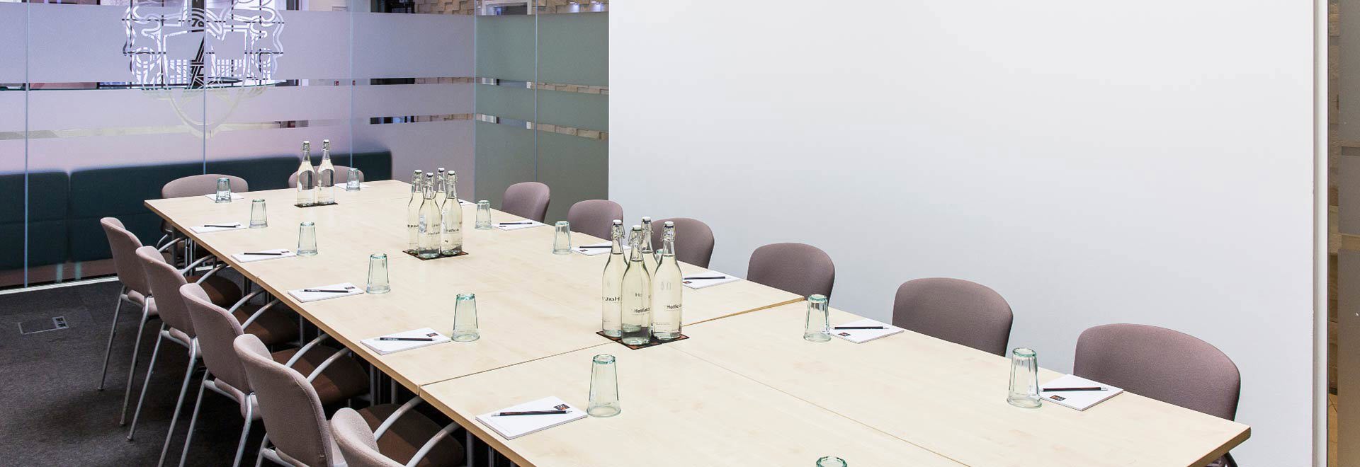Renew room with boardroom set up